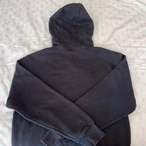 Nike Black Full-Zip Hoodie | Size Small | Classic Swoosh Logo - Picture 4 of 6